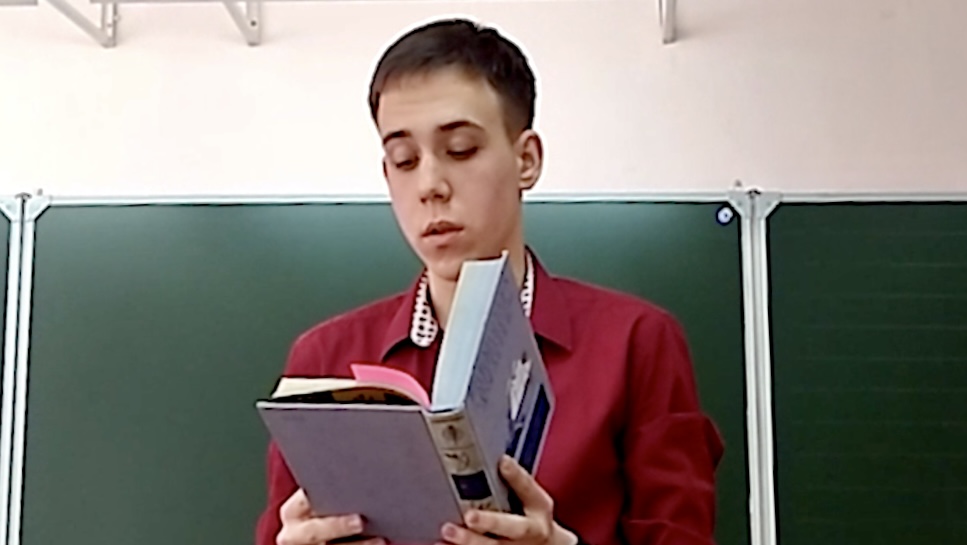 Данил Тараненко стал победителем «Страницы’23» в школе № 13 Новокузнецка