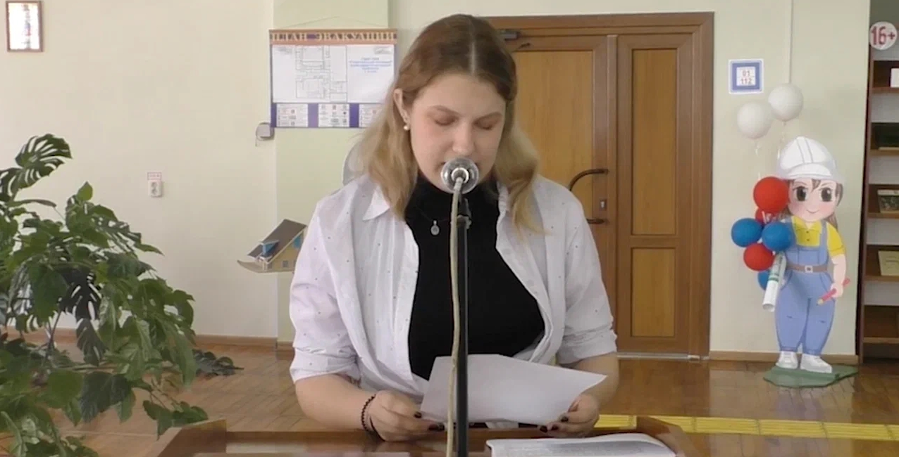 Юлия Нестеренко выиграла отборочный матч чемпионата по чтению вслух «Страница’23»